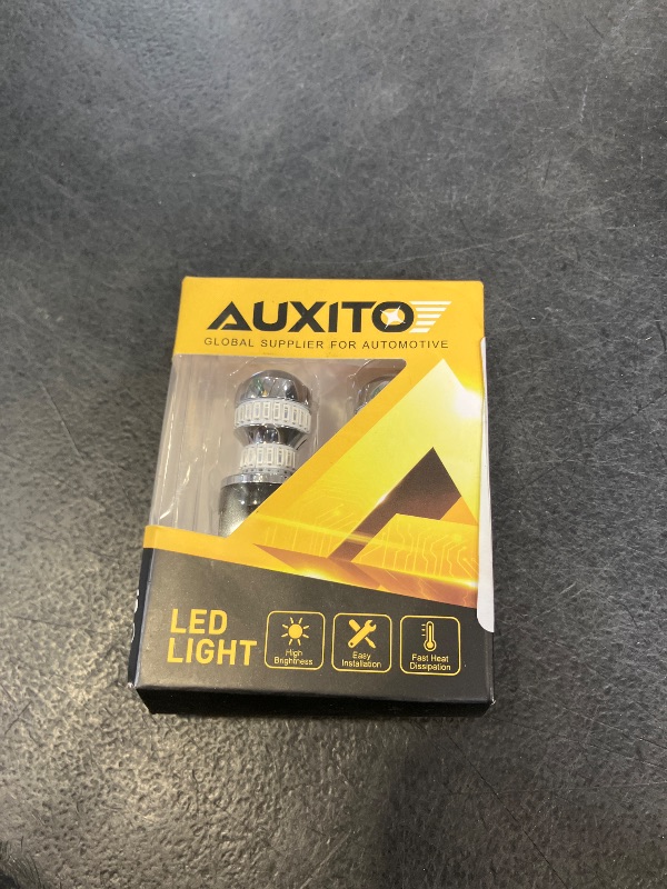 Photo 1 of AUXITO LED Brake Tail Light Bulbs 3156 3157 LED Bulb Red Super Bright 3056 3057 3047 4057 Led Bulbs for Tail Stop Brake Signal Parking Lights, Brilliant Red