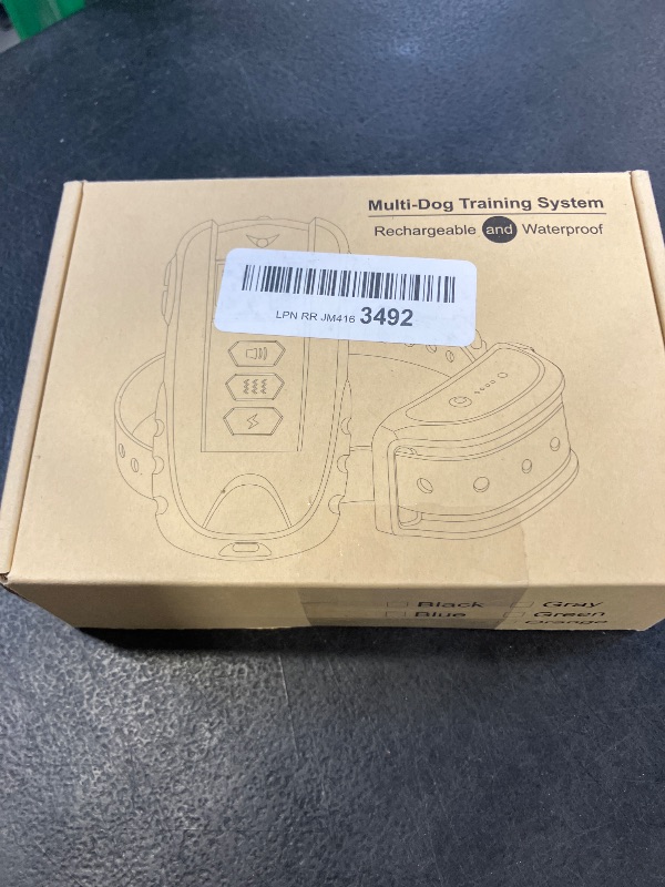 Photo 1 of Dog Training Collar with Remote - Waterproof Shock Collar for Dogs Adjustable Levels (1-99) Beep Vibration Shock Flashlight Rechargeable Dog E Collar for Training Small Medium and Large Dogs