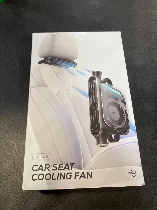 Photo 1 of Car Seat Fan for Driver & Backseat - 2026 Upgraded Mini Portable USB Back Cooling Fan Kids Baby Quiet headrest Neck Fan Accessories with 3 Adjustable Wind Speeds for Almost Vehicle Jeep Van RV Truck
