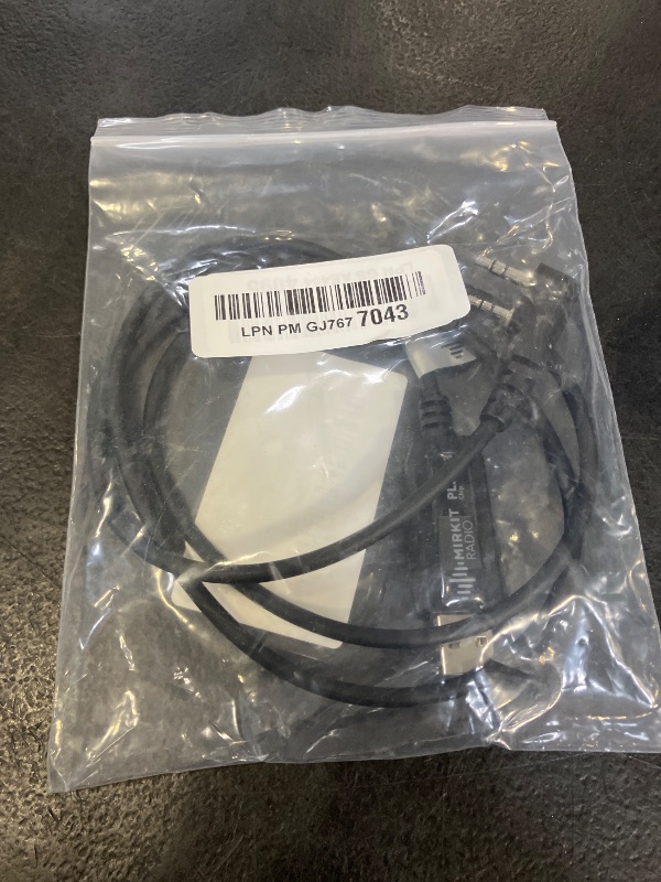 Photo 1 of MIRKIT USB Programming Cable for Baofeng Radios (PL2303 Chip)
