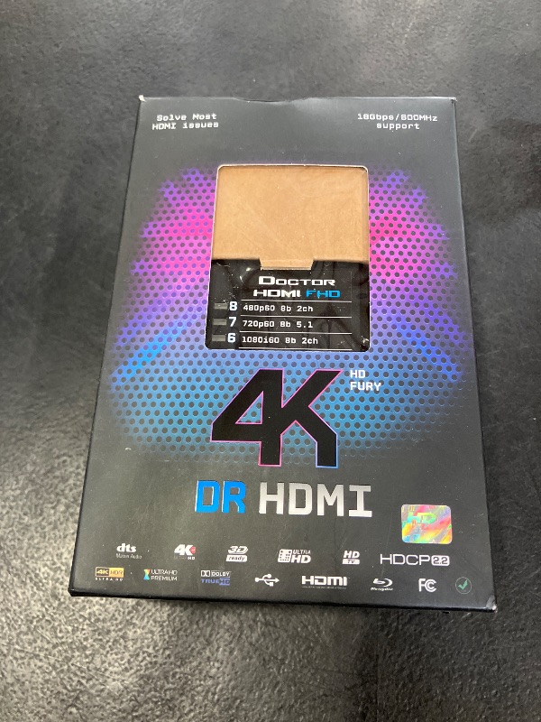 View 2 of HDFury DR HDMI 4K DrHDMI4K | 4K HDR | 18Gbps/600MHz | EDID Manager