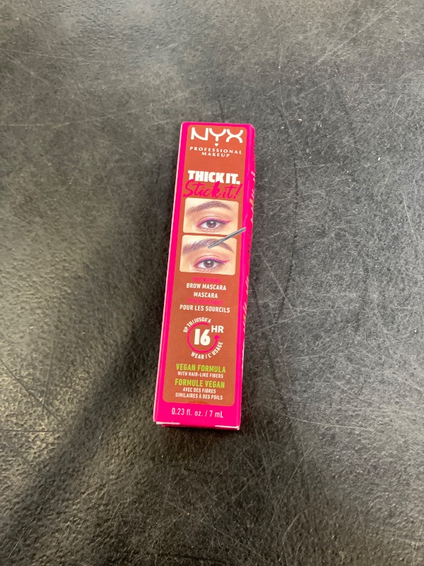Photo 1 of NYX PROFESSIONAL MAKEUP Thick It Stick It Thickening Brow Mascara, Eyebrow Gel - Rich Auburn