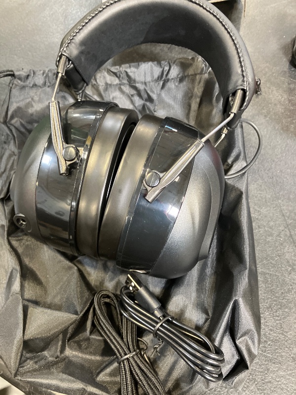 Photo 1 of Kalence Gel Ear Pads Bluetooth 5.4 Hearing Protection Headphones, 30dB Noise Cancelling Headphones, 1200mAh Rechargeable Safety Earmuffs Bluetooth Ear Protection for Mowing