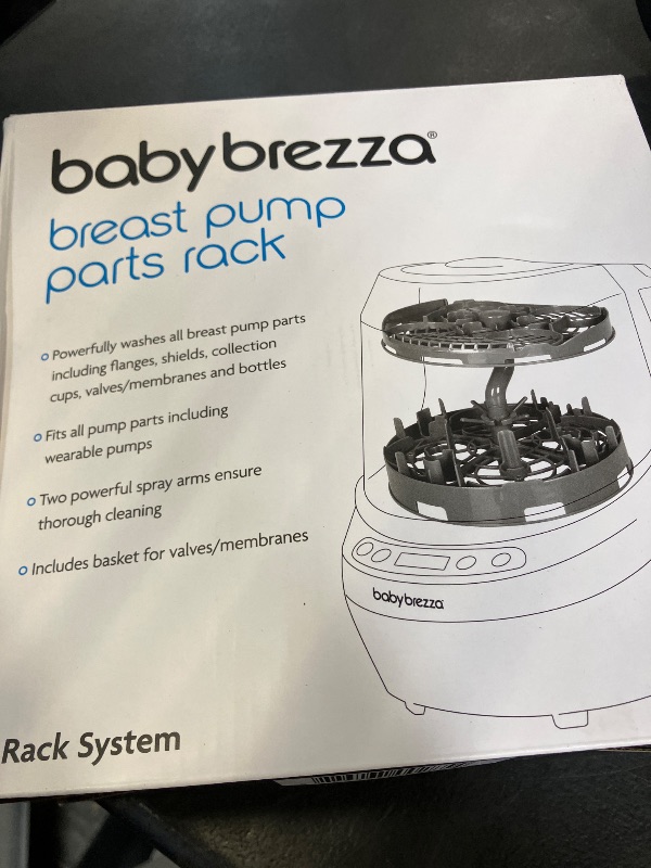 Photo 1 of Baby Brezza Bottle Washer Pro Breast Pump Parts Replacement Rack – Fits All Breast Pump Parts Including Wearables