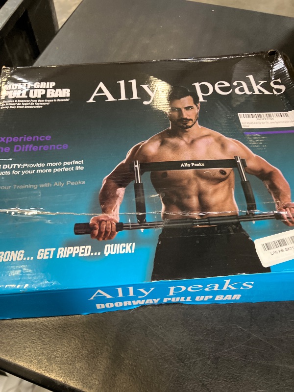 Photo 1 of ALLY PEAKS Pull Up Bar Thickened Steel Pipe Super Heavy Duty Steel Frame Upper Workout Bar| Multi-Grip Strength for Doorway | Indoor Chin-Up Bar Fitness Trainer for Home Gym Portable (silver2)
