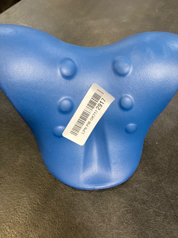 Photo 1 of ComfortLife Neck Stretcher for Pain Relief, Neck and Shoulder Relaxer Cervical Traction Device Pillow for TMJ Pain Relief (Dark Blue)