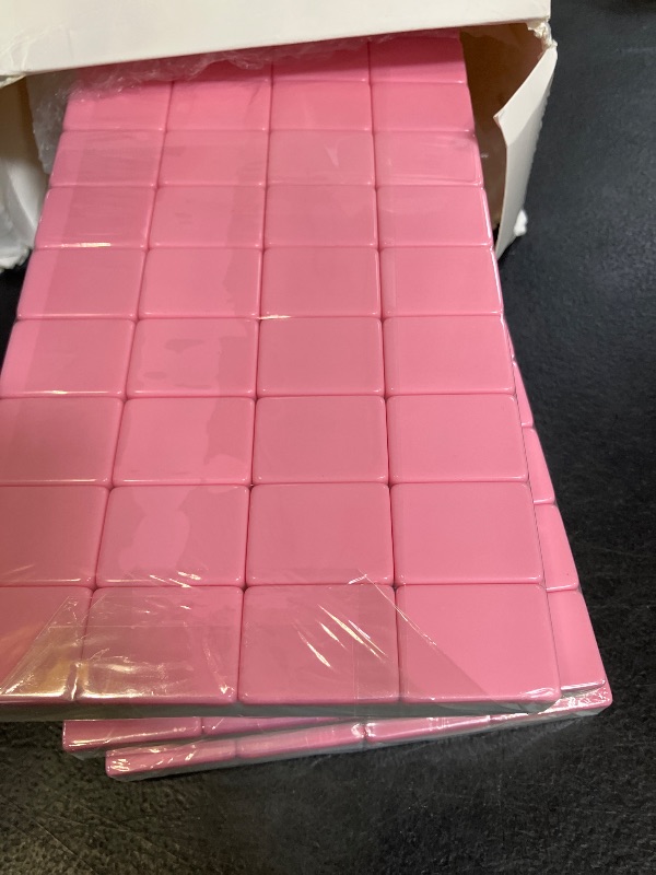 Photo 1 of Teyva Daily 160 Pcs Pastel American Mahjong Tiles Set 1.2'' Melamine Engraved Double Layer Mah Jong Tile for Spring Christmas Beginners Friends Family Gatherings Game Night Party Gifts, Tiles Only