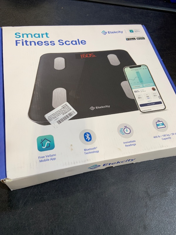 Photo 1 of Etekcity Smart Scale for Body Weight, BMI, Body Fat, Bluetooth, 400 lb