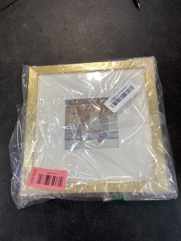 Photo 1 of decorUhome 8x8 Picture Frame, Fits 4x4 Photos with Mat, M01GD