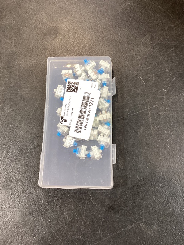 Photo 1 of 30 Pieces Blue Mechanical Keyboard Switches, 3 Pin Pre-Lubricated Clicky Key Switches, Dustproof and Waterproof Keyboard Accessories for Mechanical Gaming Keyboards