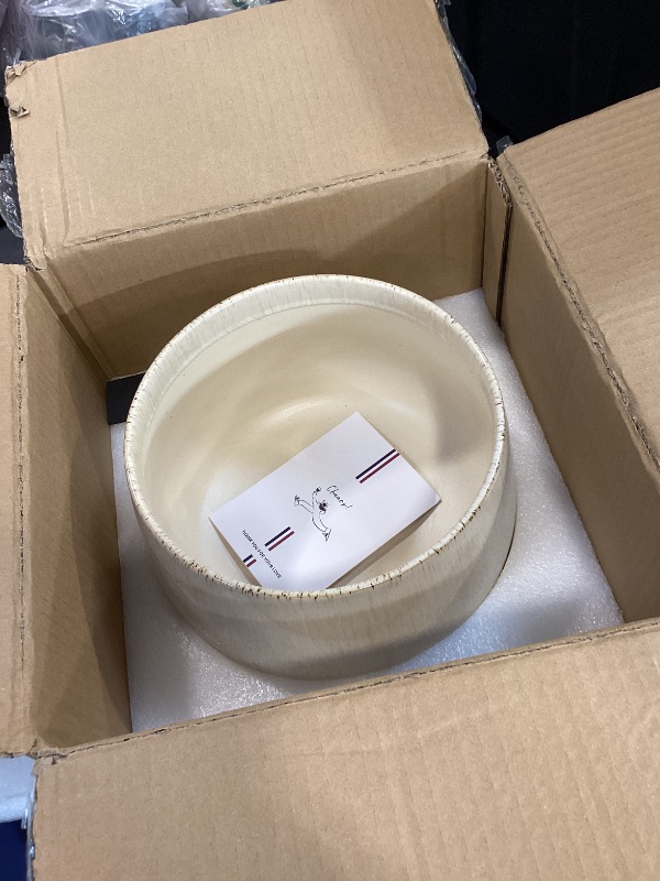 Photo 1 of LE TAUCI Ceramic Planter, 10 Inch Plant Pot with Drainage Hole & Saucer – Durable Indoor Planter for Modern Home Decor, Reactive Glaze Beige