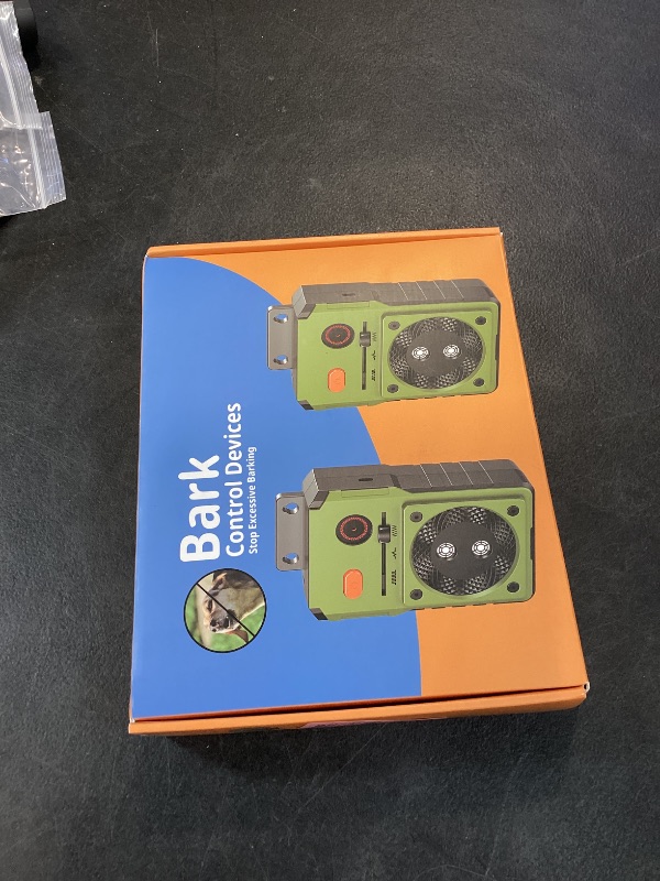 Photo 1 of DJNFGQ 2-Pack Anti Barking Device for Dogs, Rechargeable Ultrasonic Dog Control Devices