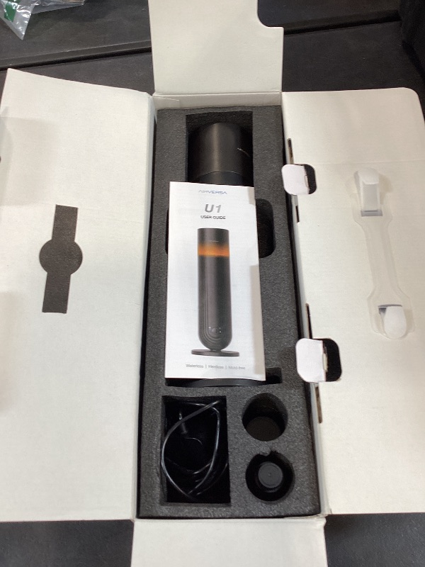 Photo 1 of Airversa U1 Smart Tower Waterless Diffuser Starter Kit for Room, Black