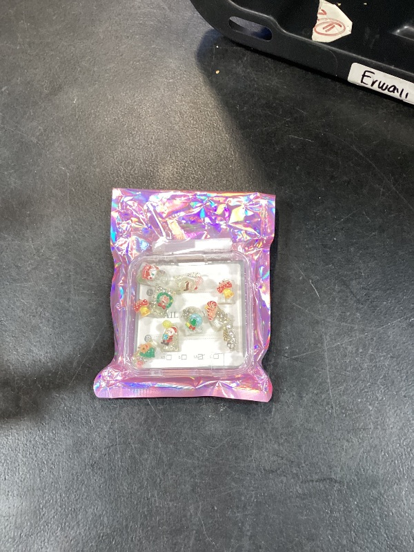 Photo 1 of Handmade Duck Press On Nails, 10Pcs Christmas Duck Nail Shape, Cute Holiday False Nails with 3D Charms, Festive Press On Nails for Women Girls, Christmas Acrylic Nails Handmade Set
