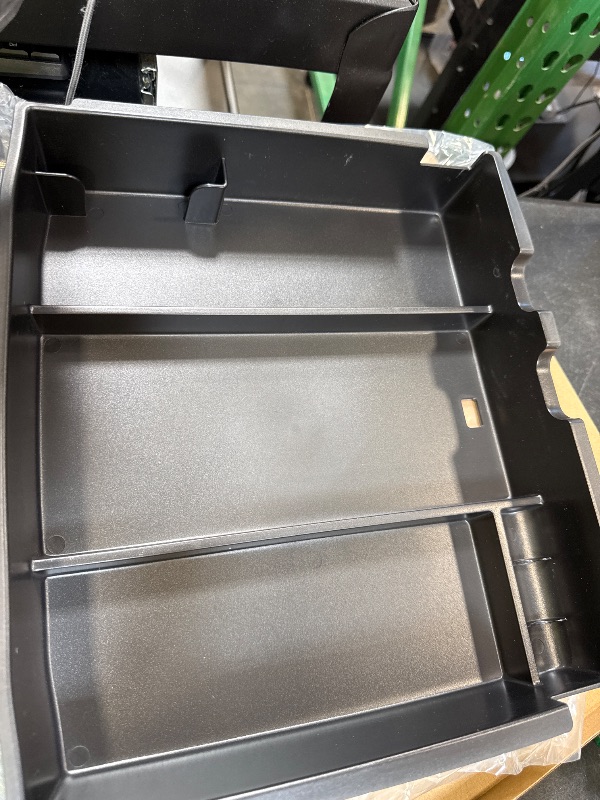 Photo 1 of Centre Console Organiser Tray for Ranger for Everest 2023 for Handbrake Auto Interior Car Armrest Storage Box Tray Console Organizer Holder Armrest Storage Box