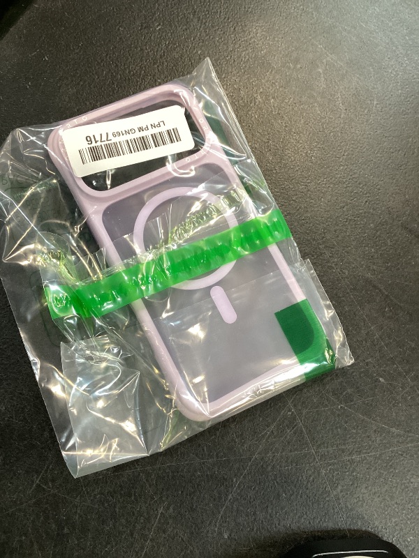 Photo 1 of ORNARTO Magnetic for iPhone 17 Pro Max Case, Translucent Matte, Purple