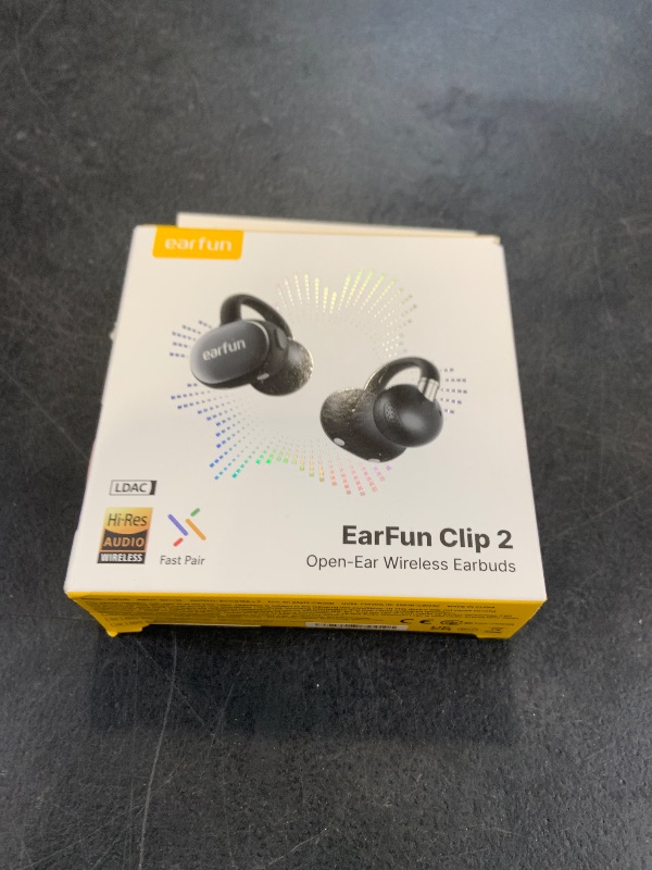 Photo 1 of EarFun Clip 2 Open Ear Earbuds, Clip On Headphones, AI Translation Earbuds