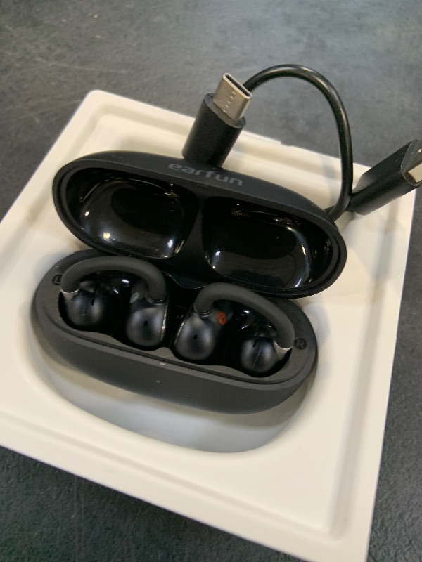 Photo 1 of EarFun Clip 2 Open Ear Earbuds, Clip On Headphones, AI Translation Earbuds