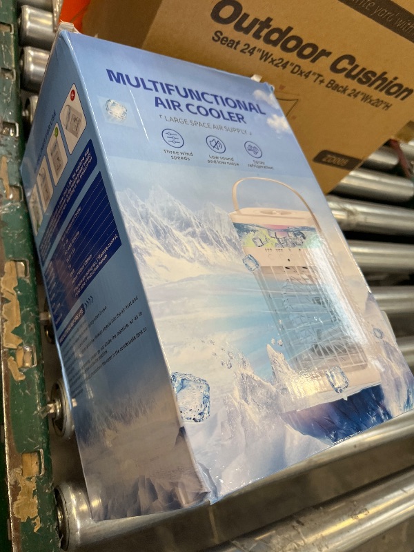 Photo 1 of Portable Air Conditioners,Air Conditioner,Ac Unit with 1600ML Water Tank,2 Spray Ports,3 Wind Speeds,3 Timers,10 kinds of Colorful Lights,Portable Ac Units for Room Camping Car Office
