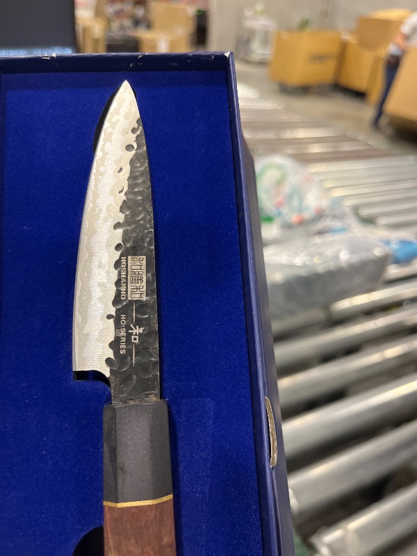 Photo 1 of HOSHANHO Paring Knife 3.75", Razor Sharp Fruit Knife for Peeling & Coring