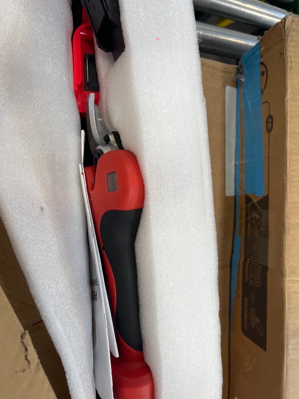 Photo 1 of Dragro 1.6Inch Cutting Diameter Electric Pruning Shears with 6 FT High Reach Extension Pole, Professional Cordless Pruning Shears with 2pcs Rechargeable 2Ah Lithium Battery Powered,LCD Display Screen