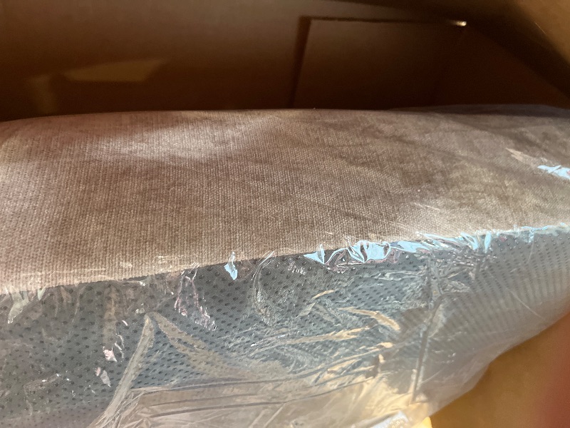 Photo 1 of Dulepax RV Dinette Booth Cushions with Memory Foam?Replacement Camper Cushions?Dinette Seat for Camper Trailer?RV Dinette Seat Including 1 Backrest & 1 Bench,RV Sofa,RV Couch,Camel,42inch.