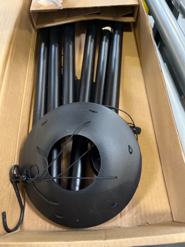 Photo 1 of Suntimber Extra Large Wind Chimes for Outside Deep Tone,(Black,48")