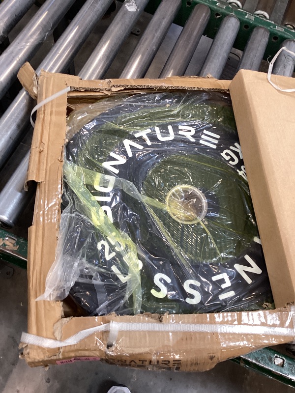 Photo 1 of Fitvids 2-Inch Olympic Bumper Plates, 25 LBS, Pair