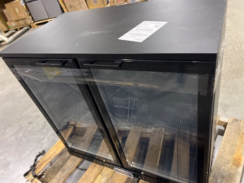 Photo 1 of Rockitch Back Bar Cooler with 2 Glass Doors, Counter Height Beverage Cooler