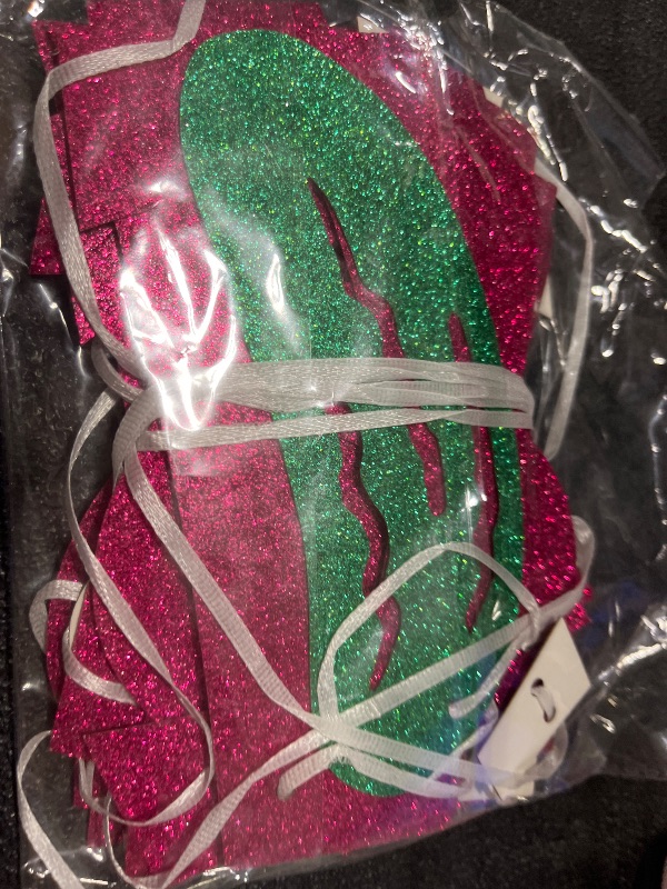 Photo 1 of Hemicha "Last Pickle She'll Ever Tickle" Banner - Hot Pink Glitter