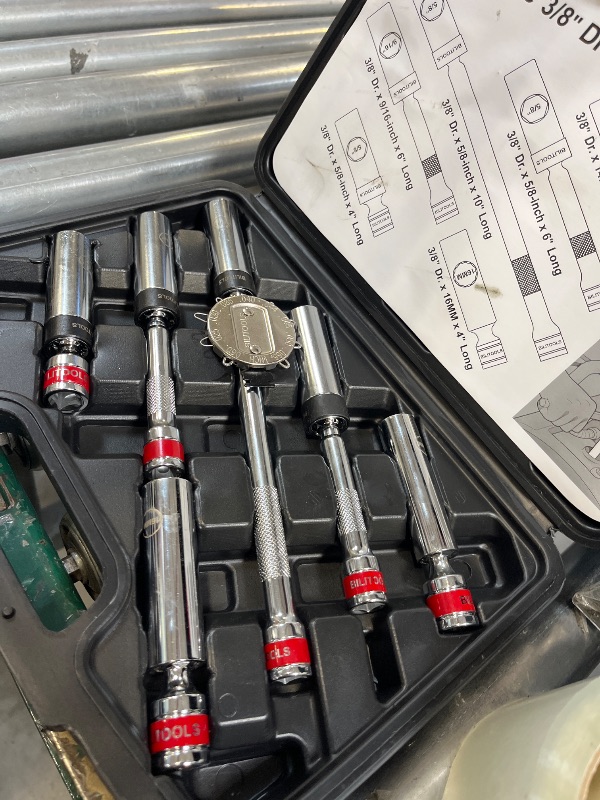 Photo 1 of BILITOOLS 7pc Magnetic Swivel Spark Plug Socket Set & Gap Tool