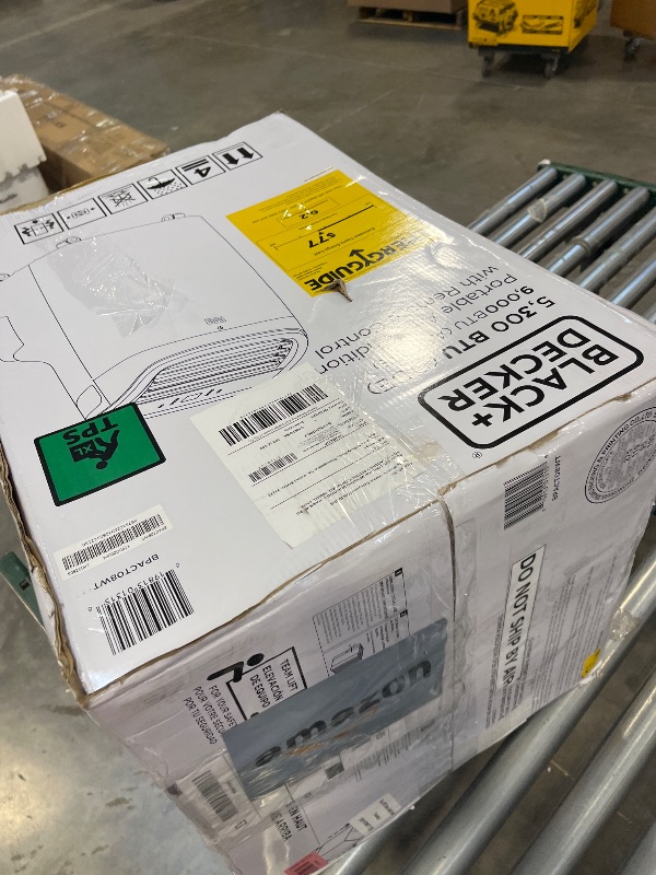 Photo 1 of BLACK+DECKER Portable Air Conditioner, 9,000 BTU, BPACT08WT, White