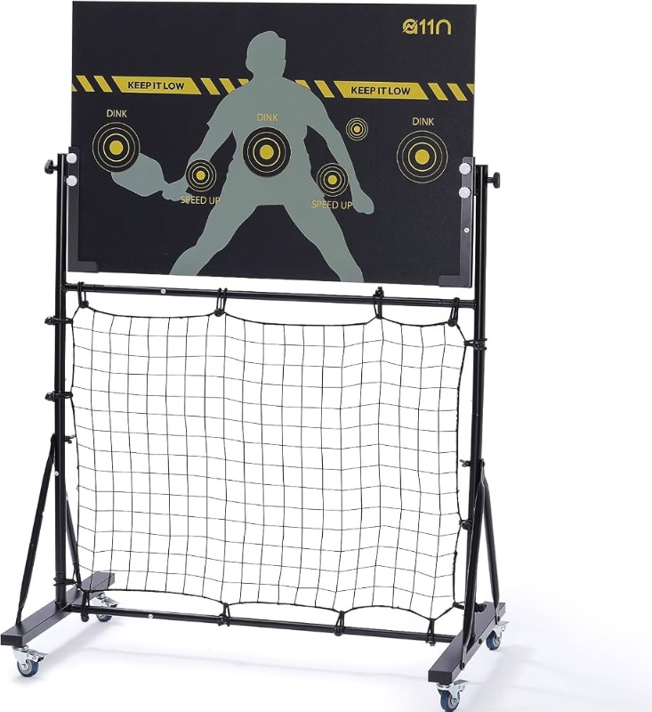 Photo 1 of [Upgraded] A11N Pickleball Practice Rebounder, Adjustable Angle Dual-Sided Pickleball Dink Pad - Dink Board for Forehands Backhands Training