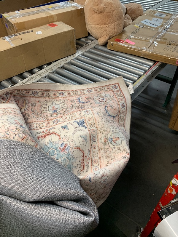 Photo 1 of ***STOCK PHOTO FOR REFERENCE ONLY***
Washable Living Room Area Rug Non-Slip Vintage Pink Large Carpet