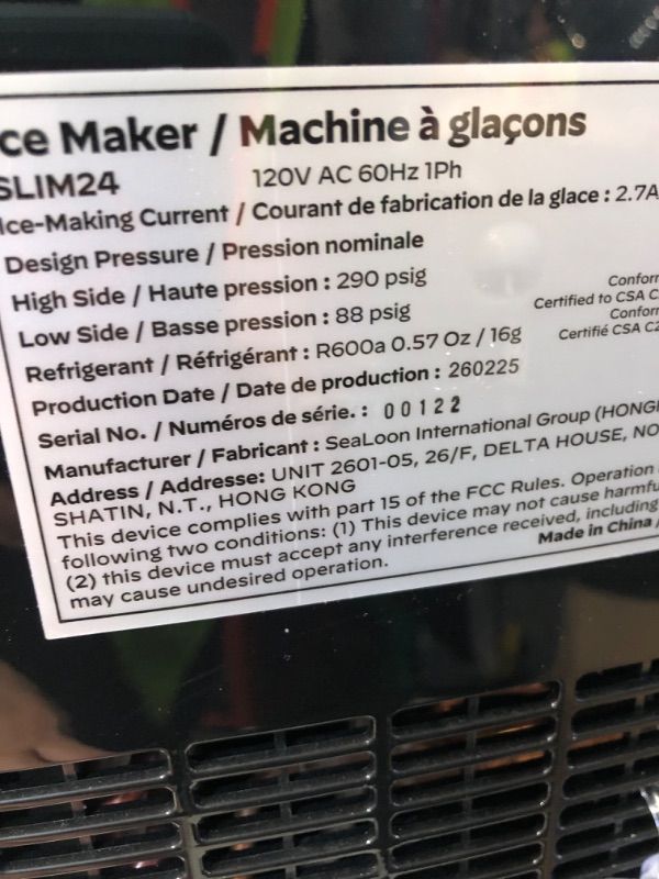 View 4 of ***STOCK PHOTO FOR REFERENCE ONLY***Silonn Nugget Ice Maker Countertop, Pebble Ice Maker with Soft Chewable Ice, One-Click Operation Ice Machine with Self-Cleaning, 33lbs/24H, Stainless Steel