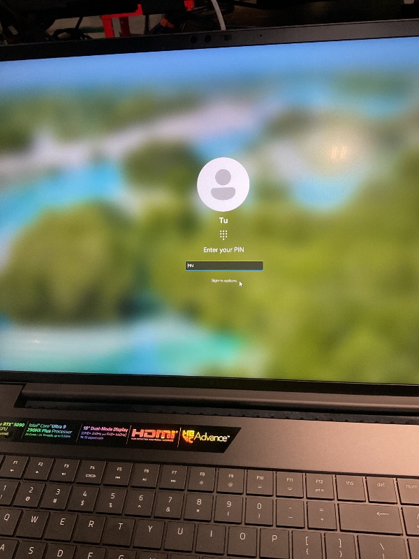 View 3 of ***LAPTOP IS LOCKED***FOR PARTS ONLY*** Razer Blade 18 Gaming Laptop, RTX 5090, 64GB RAM, 2TB SSD, Black