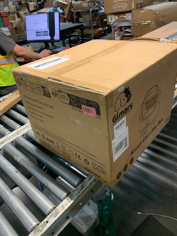 Photo 1 of ***FACTORY SEALED - OPENED FOR INSPECTION***Gimars Open Top Self Cleaning Litter Box