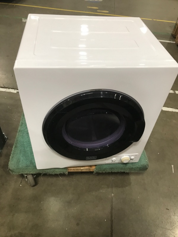 View 2 of *** PARTS ONLY *** BLACK+DECKER 3.5 Cu. Ft. Portable Dryer