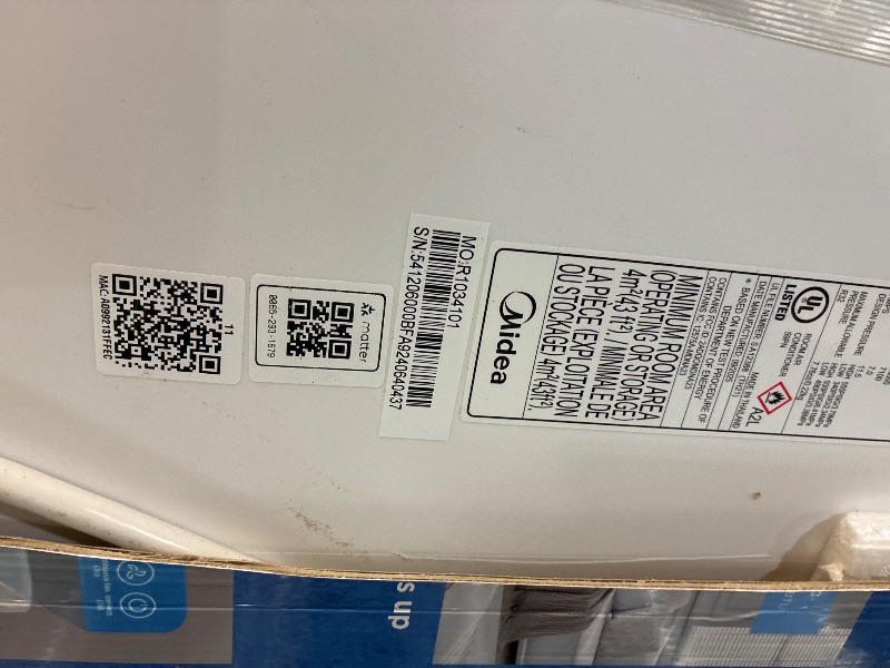 View 4 of **PARTS ONLY** Midea 10,000 BTU Portable Air Conditioner, White