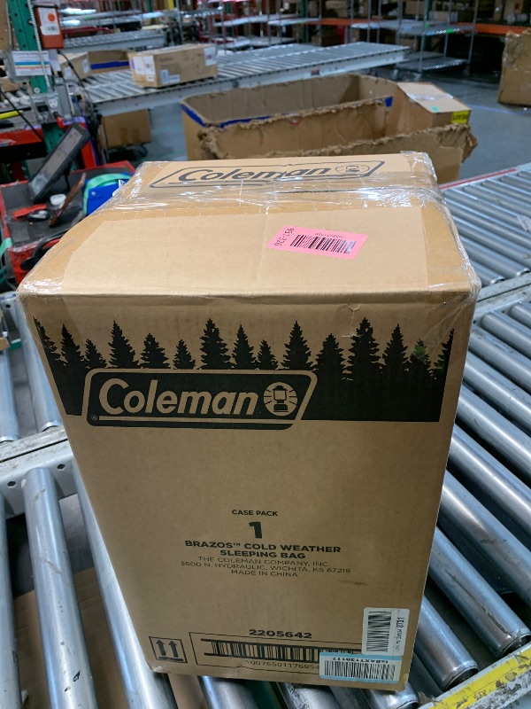 Photo 1 of ***STOCK PHOTO FOR REFERENCE ONLY**Coleman Brazos 20/30°F Adult Sleeping Bag