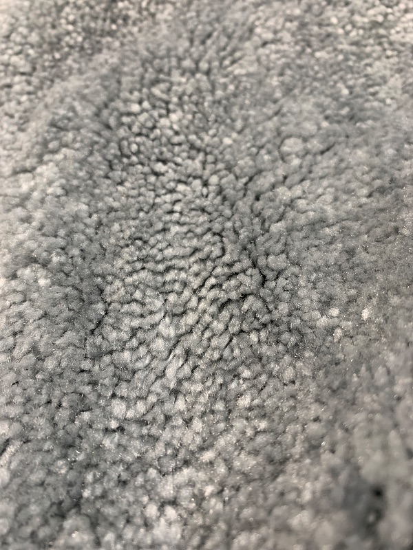 Photo 1 of ***STOCK PHOTO FOR REFERENCE ONLY,SEE PICTURES ***Loni Dark Grey Solid Washable Area Rug, 6' Square