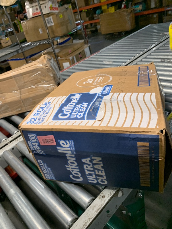 Photo 1 of ***32 PACK**Cottonelle Ultra Clean Toilet Paper, 24 Family Mega Rolls
