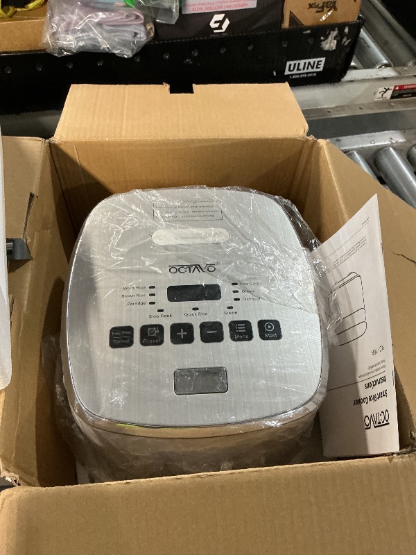 View 2 of ***no power cable****
OCTAVO 5-Cup Low Carb Rice Cooker