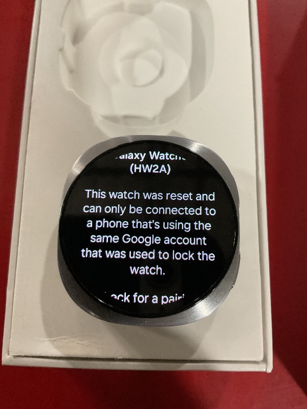 Photo 1 of ***ACCOUNT LOCKED***
Samsung Galaxy Watch 8 Smartwatch