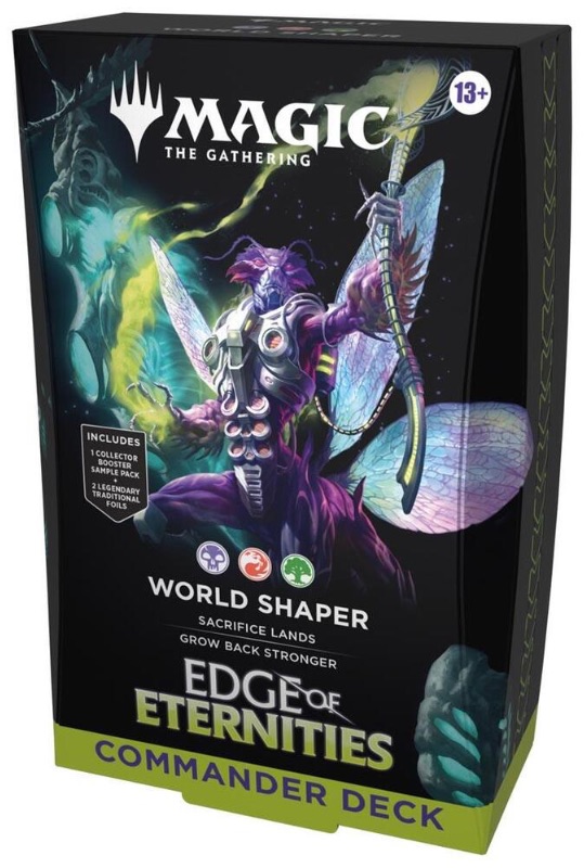 Photo 1 of **FACTORY SEALED**
Magic: The Gathering Edge of Eternities - Commander Deck - World Shaper