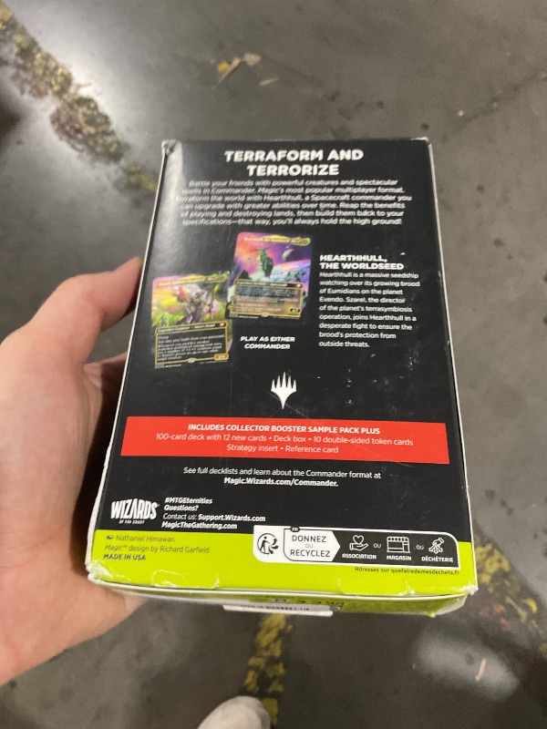 Photo 1 of **FACTORY SEALED**
Magic: The Gathering Edge of Eternities - Commander Deck - World Shaper