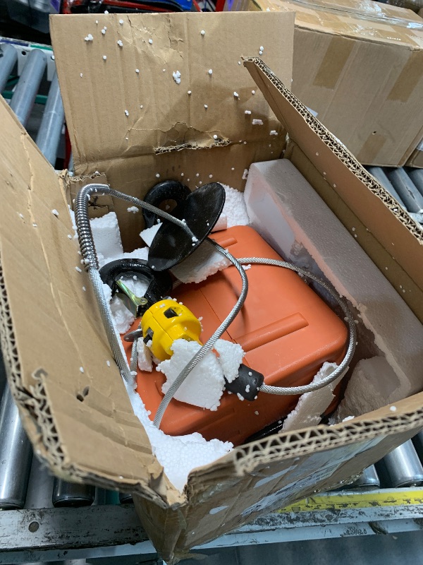 View 2 of ** PARTS, ONLY MISSING REMOTE AND UNABLE TO TEST A FUNCTION**
VEVOR 3in1 Electric Hoist Winch, 1500W Portable Electric Winch, 110V Power Winch Crane, 25ft Lifting Height, Overload Protection for Lifting