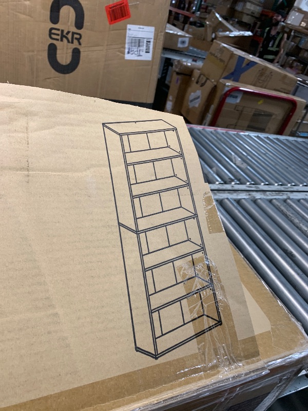 View 2 of ***STOCK PHOTO FOR REFERENCE ONLY ***Bookshelves and Bookcases Floor Standing 6 Tiers Display Storage Shelves 70 in Tall Bookcase Home Decor Furniture for Home Office, Living Room, Bed Room