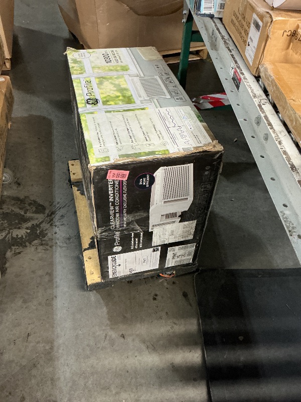 View 5 of ** PARTS ONLY NOT GETTING COLD AND HEAVILY USED**
GE Profile ClearView 10300 BTU Smart Inverter Window Air Conditioner ***ALLOW UPRIGHT FOR 24 Hrs BEFORE USE***