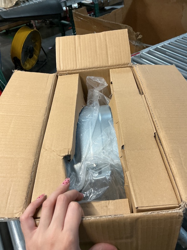 View 3 of ****PARTS ONLY***Criditpid 15" Gable Mount Vent Attic Fan,Exhaust Ventilation Fan with Adjustable Thermostat & Control Switch for Gable,Home,Shed,Garage,Portable Building,1600CFM,2400 Sq.Ft Coverage Area.